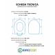 Copriwater GLOBO 4ALL TERRA / SOSPESO Termoindurente Bianco