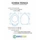 Copriwater G.S.I. CLIZIA OLD Termoindurente Bianco