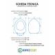 Copriwater SIMAS ACQUA SPACE Termoindurente Bianco
