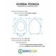 Copriwater G.S.I. CITY TERRA / SOSPESO Termoindurente Bianco