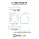 Copriwater LAUFEN GALLERY Termoindurente Bianco