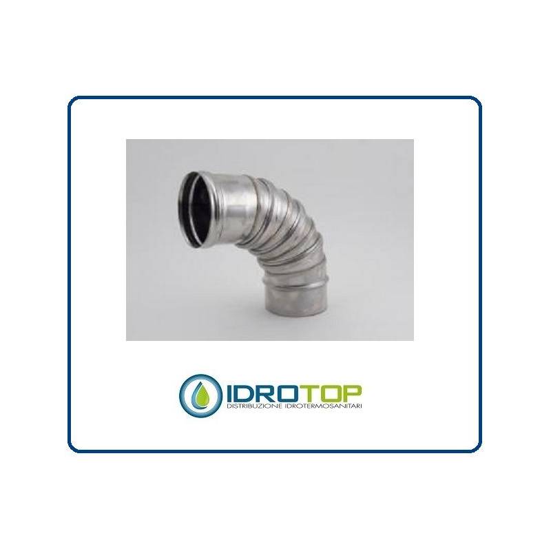 Curva a 90° girevole monoparete