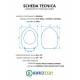 Copriwater AZZURRA ZEUS TERRA / SOSPESO / MONOBLOCCO Termoindurente Bianco