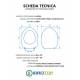 Copriwater HATRIA CANNES NEW TERRA / MONOBLOCCO Termoindurente Bianco