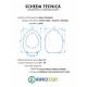 Copriwater IDEAL STANDARD TONDA TERRA / SOSPESO / MB Termoindurente Bianco