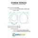 Copriwater SIMAS LFT-SPAZIO TERRA / SOSPESO / MONOBLOCCO Termoindurente Bianco