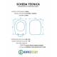 Copriwater HIDRA MY TERRA / SOSPESO Termoindurente Bianco