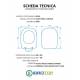 Copriwater INCEA NUBE TERRA / MONOBLOCCO Termoindurente Bianco