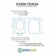 Copriwater RAK ORIENT Termoindurente Bianco