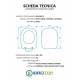 Copriwater DOLOMITE SUITE TERRA / SOSPESO / MONOBLOCCO Termoindurente Bianco
