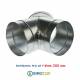 Raccordo a Y diam.200 mm.Distributore per Aria Calda, Fredda e Ventilazione