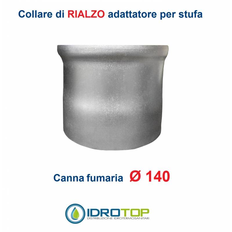Collare di Rialzo diam.140 per Scalda Acqua-per Soprastufa per canna fumaria Ø 140