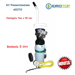 Kit Azoto Pressurizzazione Impianti Industriali Condizionamento con Carrello