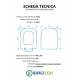 Copriwater ISVEA C-O Termoindurente Bianco