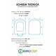 Copriwater GRAVENA CONNY Termoindurente Bianco