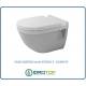 Vaso sospeso Duravit STARCK 3 in Ceramica Compreso di Sedile Copriwater colore Bianco