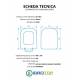 Copriwater ALTHEA SVEDA Termoindurente Bianco