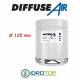 DiffuseAir Ø125 Diffusore per Ventilazione e Coltivazioni in Ambienti Chiusi-Idroponica