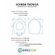 Copriwater STILE CLICK Termoindurente Bianco