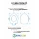 Copriwater IDEAL STANDARD IRIL TERRA / MONOBLOCCO Termoindurente Bianco