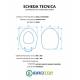 Copriwater IDEAL STANDARD ZANVAS 3157 Termoindurente Bianco