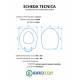 Copriwater GALVIT EGIRA Termoindurente Bianco