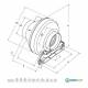 Ventilatore RVK Ø100 Centrifugo Ventilazione per DiffuseAir Ø100 Diffusore Aria -Idroponica