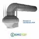 Ventilatore RVK Ø125 Centrifugo Ventilazione per DiffuseAir Ø125 Diffusore Aria -Idroponica