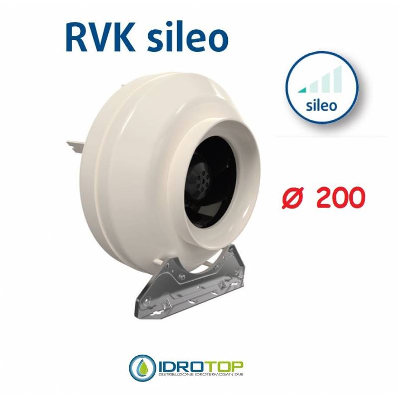 Ventilatore RVK Ø200 Centrifugo Ventilazione per DiffuseAir Ø 200 Diffusore Aria -Idroponica