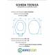 Copriwater IDEAL STANDARD ELLISSE Termoindurente Bianco