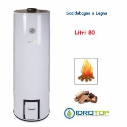 Scaldabagno LR80 a Legna 80 Litri Vetroporcellanato-Raveggi-