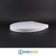 Copriwater per G.S.I. PANORAMA TERRA / SOSPESO / MONOBLOCCO TERMOINDURENTE BIANCO cerniera inox normale o rallentata soft close