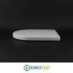 Copriwater per AXAONE UNO CERAMICA TERMOINDURENTE BIANCO cerniera inox normale o rallentata soft close