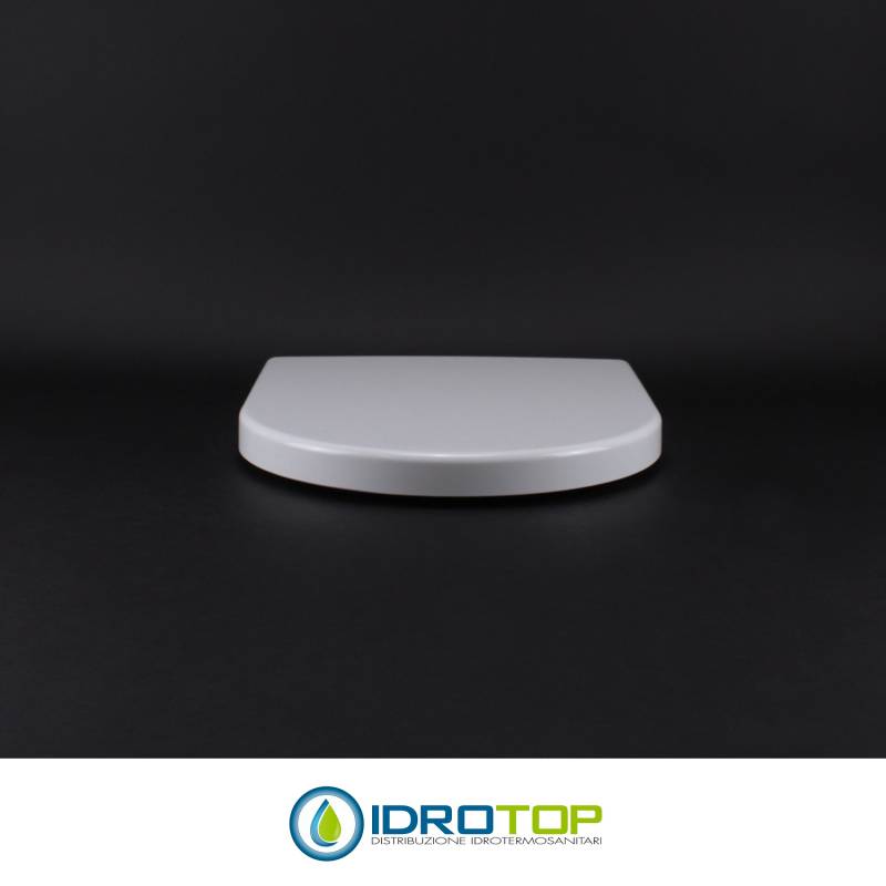 Copriwater per AXAONE UNO CERAMICA TERMOINDURENTE BIANCO cerniera inox normale o rallentata soft close