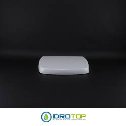 Copriwater per GALASSIA SA02 come ORIGINALE TERMOINDURENTE BIANCO cerniera inox normale 