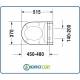 Sedile elettronico SensoWash MULTIFUNZIONE - misure tecniche