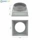 Imbocco per Griglia 20x20 diametro 60mm Raccordo Adattatore per Bocchetta Caminetto
