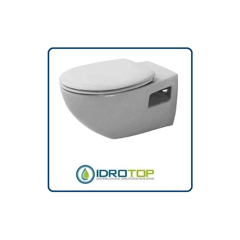 Vaso Sospeso DURAPLUS Colomba in Ceramica-Water comprensivo di Sedile colore Bianco DURAVIT