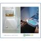 Piatto doccia rettangolare e vasche in acrilico bianco Design by Philippe Starck