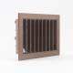 Griglia Bocchetta 22x15cm BRONZO Diam.120mm con Adattatore per Camino