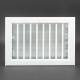 Griglia Bocchetta 22x15cm BIANCO Diam.120mm con Adattatore per Camino
