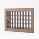 Bocchetta Aria cm22x15 BRONZO-Griglia per Caminetto Regolabile con Serranda
