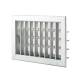 Bocchetta Aria cm22x15 ALLUMINIO-Griglia per Caminetto Regolabile con Serranda