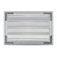 Bocchetta Aria cm22x15 ALLUMINIO-Griglia per Caminetto Regolabile con Serranda