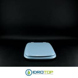 Copriwater Ideal Standard  CONCA AZZURRO SUSSURRATO  Cerniera Cromo-Sedile-Asse Wc
