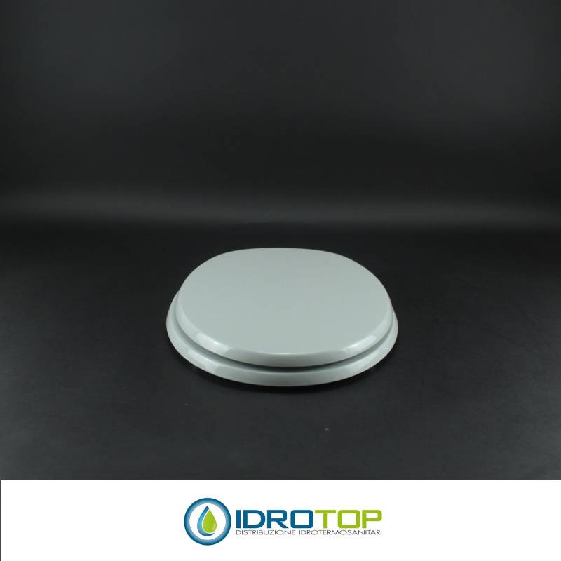 Copriwater Ideal Standard  ELLISSE-ELLISSE PIU'' GRIGIO SUSSURRATO  Cerniera Cromo-Sedile-Asse Wc
