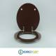 Copriwater Globo  LEI  NOCE  Cerniera Rallentata Soft Close Cromo-Sedile-Asse