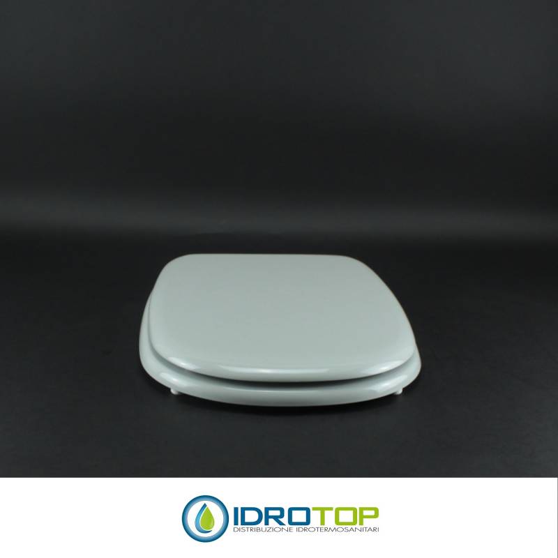 Copriwater Ideal Standard  TESI GRIGIO SUSSURRATO  Cerniera Cromo-Sedile-Asse Wc