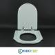 Copriwater Dolomite ZAGARA GRIGIO SUSSURRATO Cerniera Rallentata Soft Close Cromo-Sedile-Asse Wc