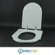 Copriwater Dolomite ZAGARA GRIGIO SUSSURRATO Cerniera Rallentata Soft Close Cromo-Sedile-Asse Wc